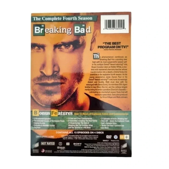 Breaking Bad DVDs, seasons 3 & 4, New sealed - Picture 5 of 5